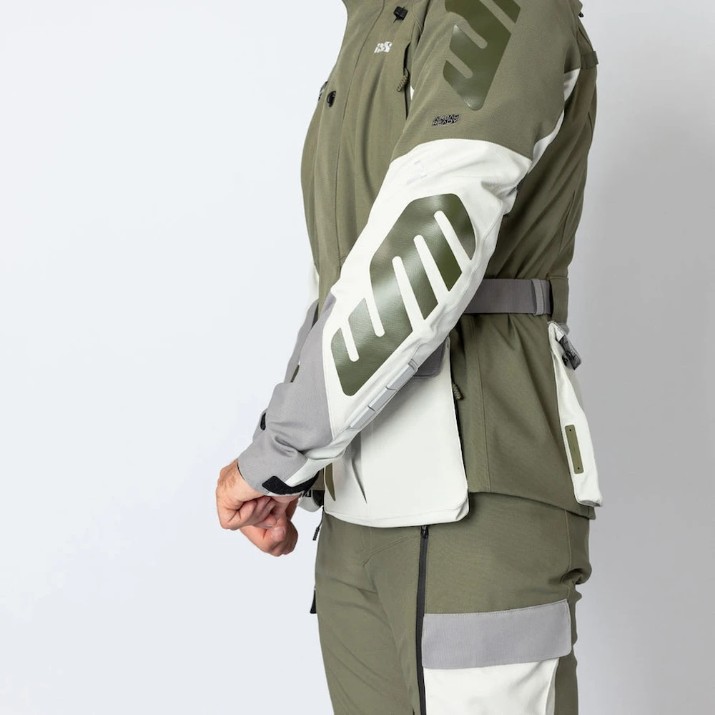 Мотокуртка iXS Venture-STX 1.0 Laminated Light Gray/Olive (X2-011405-097-L)