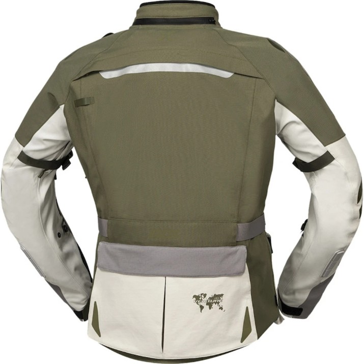 Jachetă moto iXS Venture-STX 1.0 Laminated Light Gray/Olive (X2-011405-097-M)