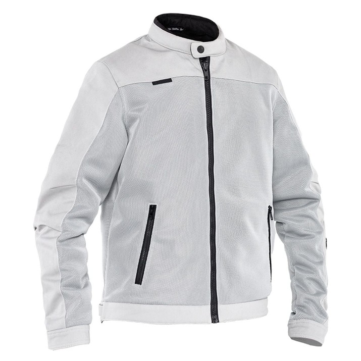 Jachetă moto John Doe Aero Mesh Artic White, s.L (J8004-L)