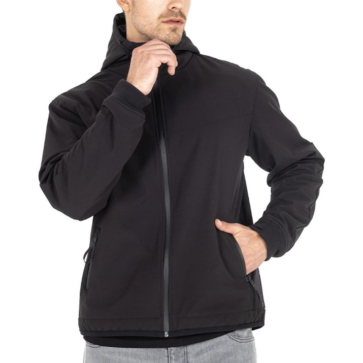 Jachetă moto John Doe V3 Softshell Rip-Stop Black (JHK7007-2XL)