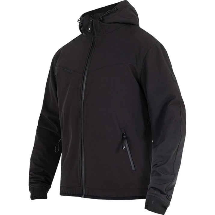 Jachetă moto John Doe V3 Softshell Rip-Stop Black (JHK7007-4XL)