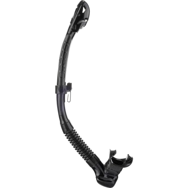 Tub pentru înot Cressi Alpha Ultra Dry Snorkel Black