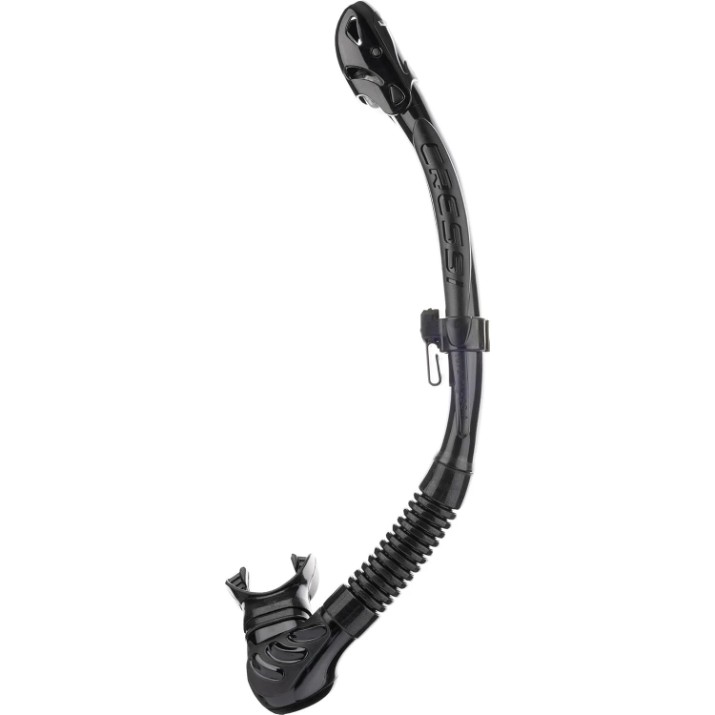 Tub pentru înot Cressi Alpha Ultra Dry Snorkel Black