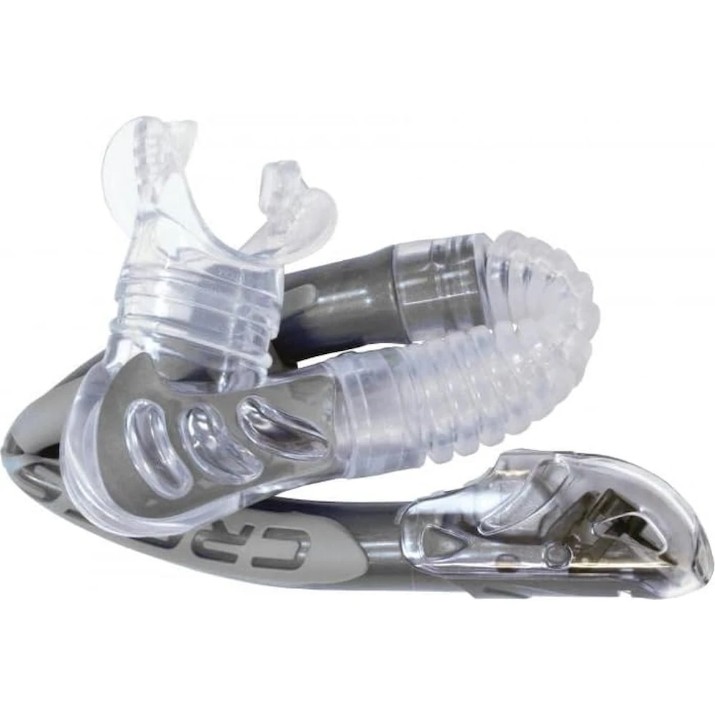 Tub pentru înot Cressi Alpha Ultra Dry Snorkel Black