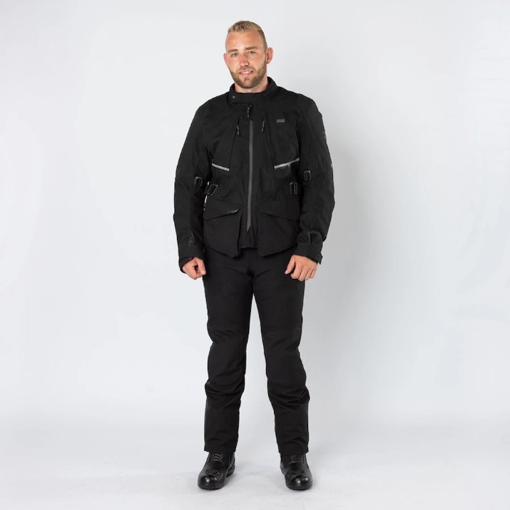 Pantaloni de moto iXS Tourster-STX 1.0 Laminated Black (X2-115405-003-2XL)
