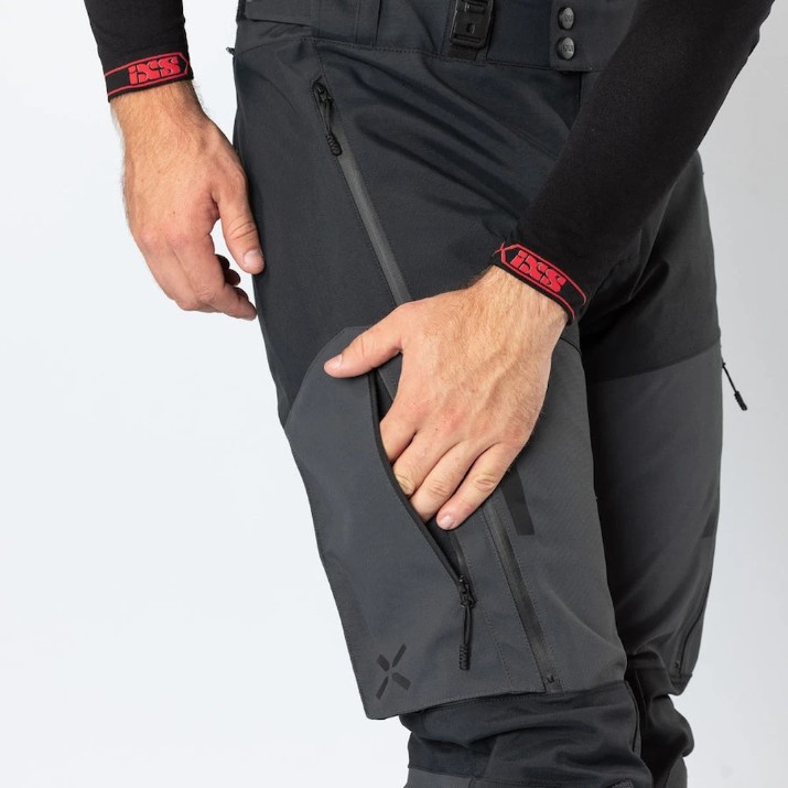 Pantaloni de moto iXS Venture-GTX 1.0 Laminated Black/Dark Gray (X2-005405-039-M)
