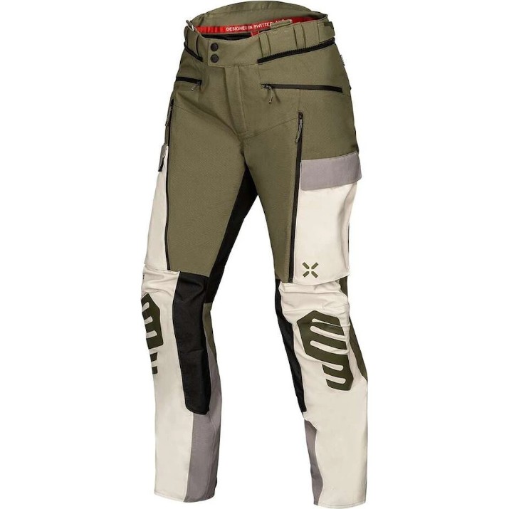 Pantaloni de moto iXS Venture-STX 1.0 Laminated Olive/Light Grey (X2-015405-079-XL)