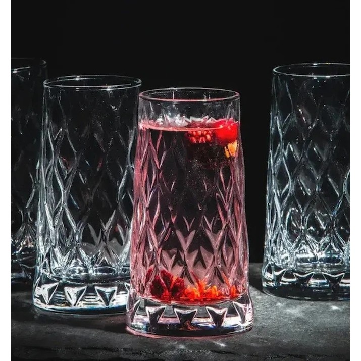 Set pahare Pasabahce Leafy 450ml 4pcs (420955/S4)