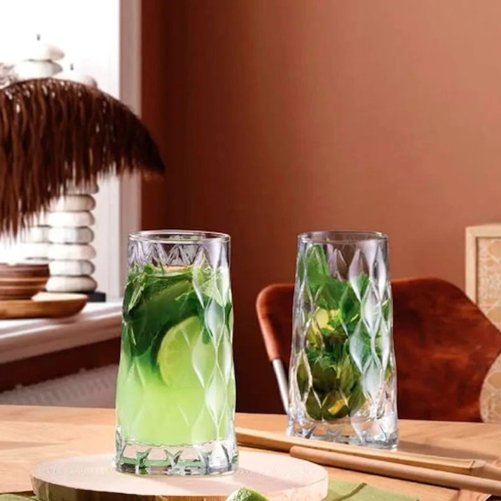 Set pahare Pasabahce Leafy 450ml 4pcs (420955/S4)