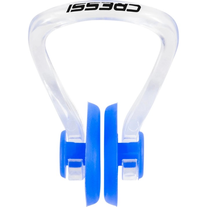 Dopuri de urechi pentru înot Cressi Aqua Kit Ear Plugs + Nose Clip Blue