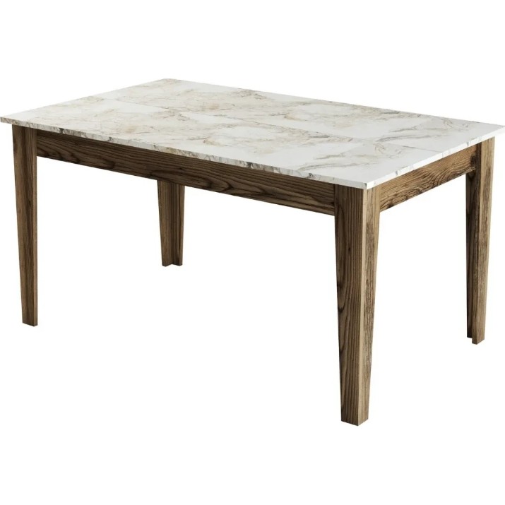 Set de mobilier pentru living Trendy Milano 523 Walnut/White Marble GTR001295