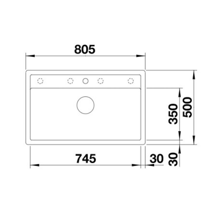 Кухонная мойка Blanco Dalago 8-F (527249)