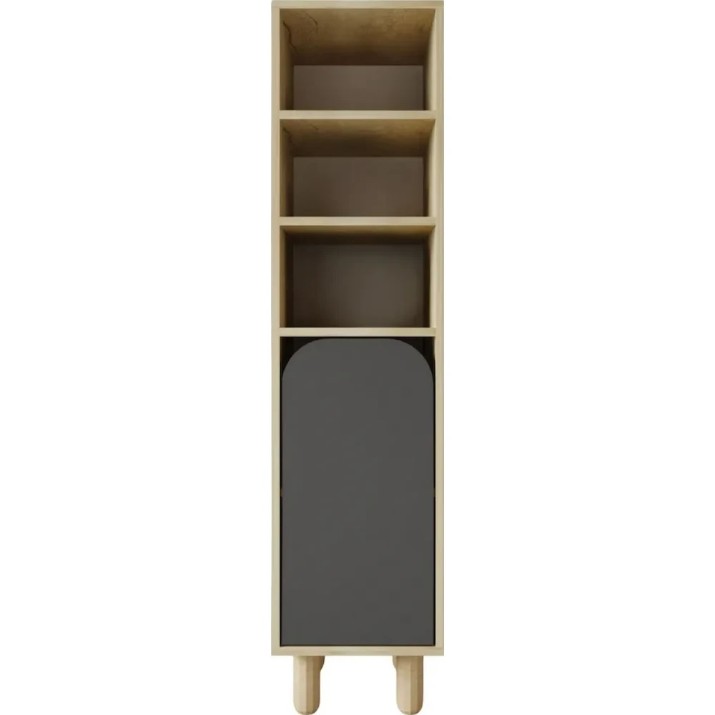 Стеллаж Trendy Parma 1 Sapphire Oak/Anthracite 37x155x40cm (GTR008086)