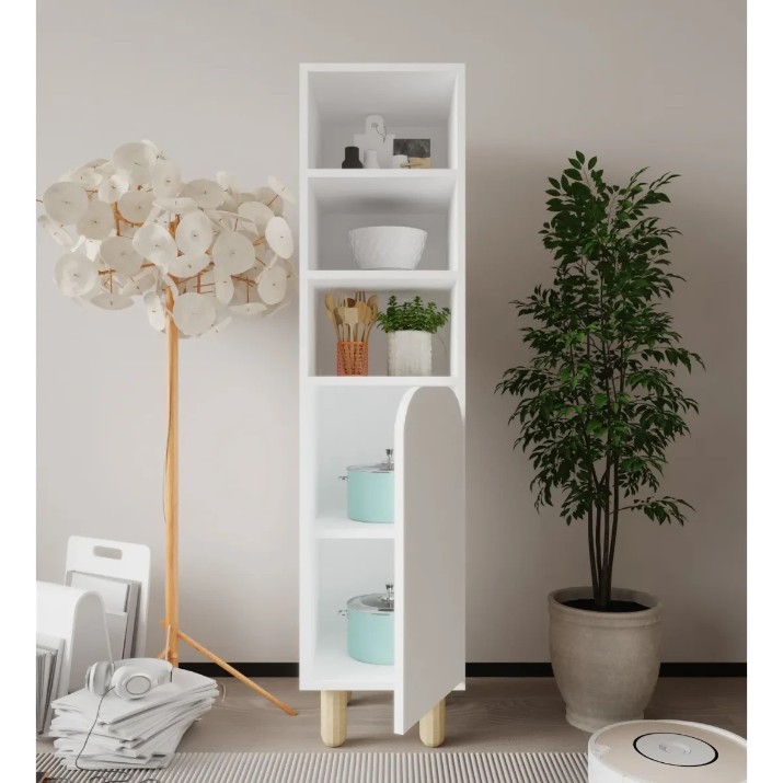 Etajeră Trendy Parma 1 White 37x155x40cm (GTR008085)