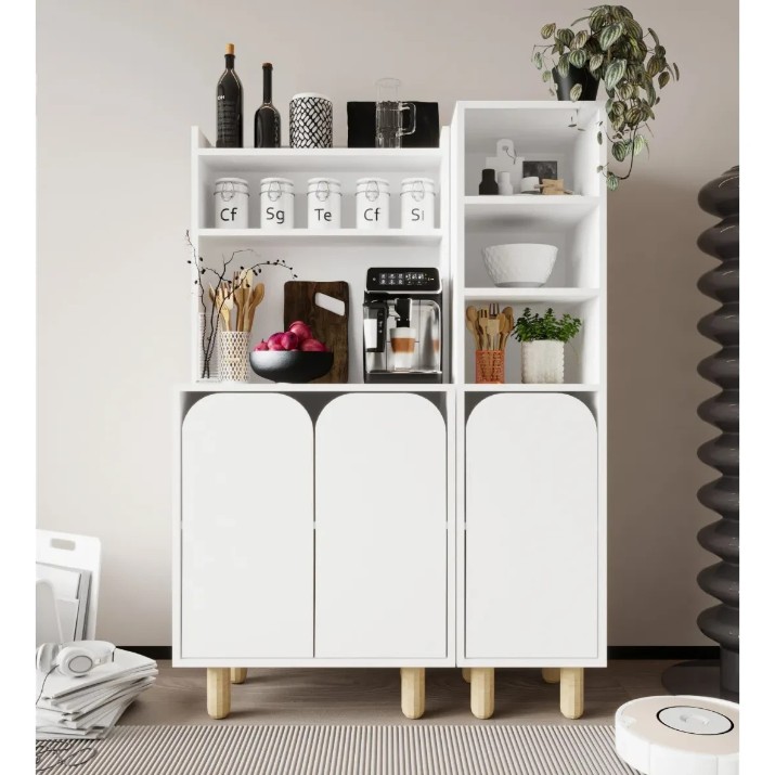 Bufet Trendy Parma 3 White 105x155x40cm (GTR008093)
