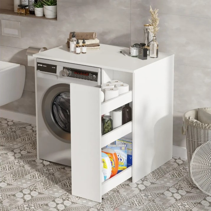Dulap pentru masina de spalat Trendy SA1-W White 93x88x60cm GTR001910