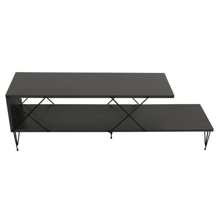 Comodă TV Trendy Strada 120x40x30cm Anthracite (GTR000208)