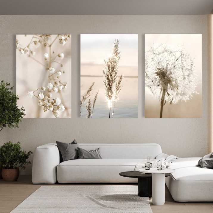 Картина ArtShop Beige Botanical Flowers 40x60cm (SET456-XL)