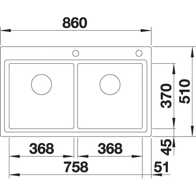 Chiuvetă de bucătărie Blanco DIVON 8-IF (521663)