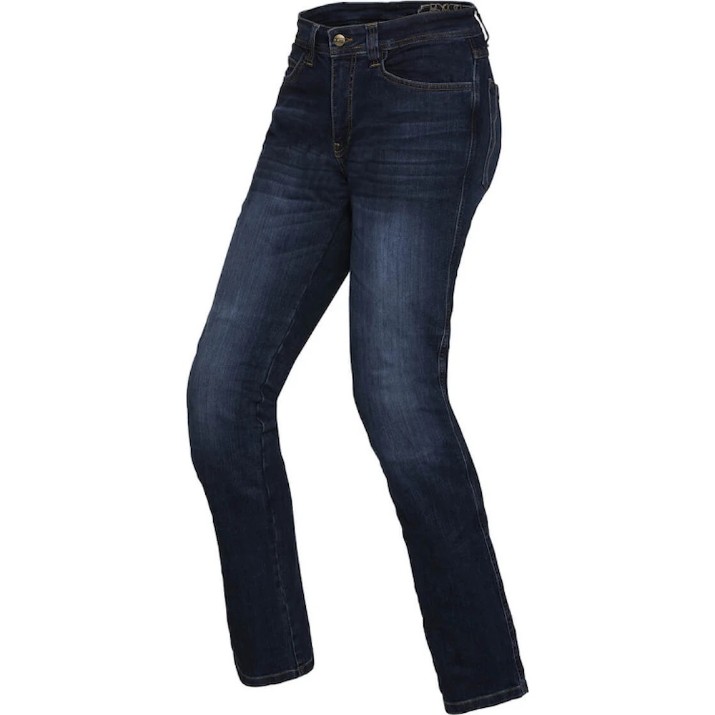 Pantaloni de moto iXS Classic AR Damen Jeans Clarkson Blue (X63034-004-D3032)