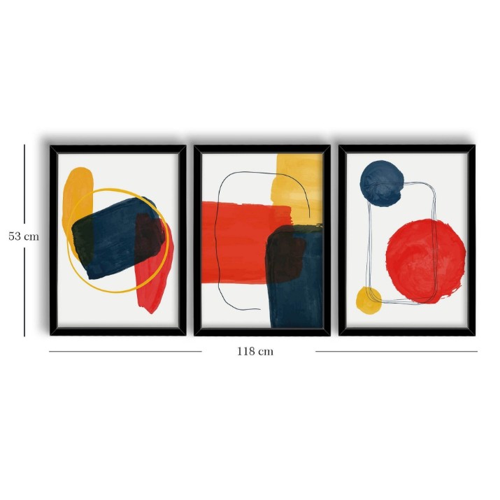 Set de 3 tablouri Wallity 3P3853NISCT-005