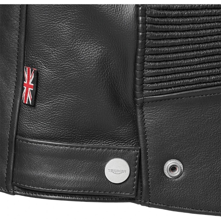 Jachetă moto Triumph Braddan Asymmetric Leather (MLES22100-L)