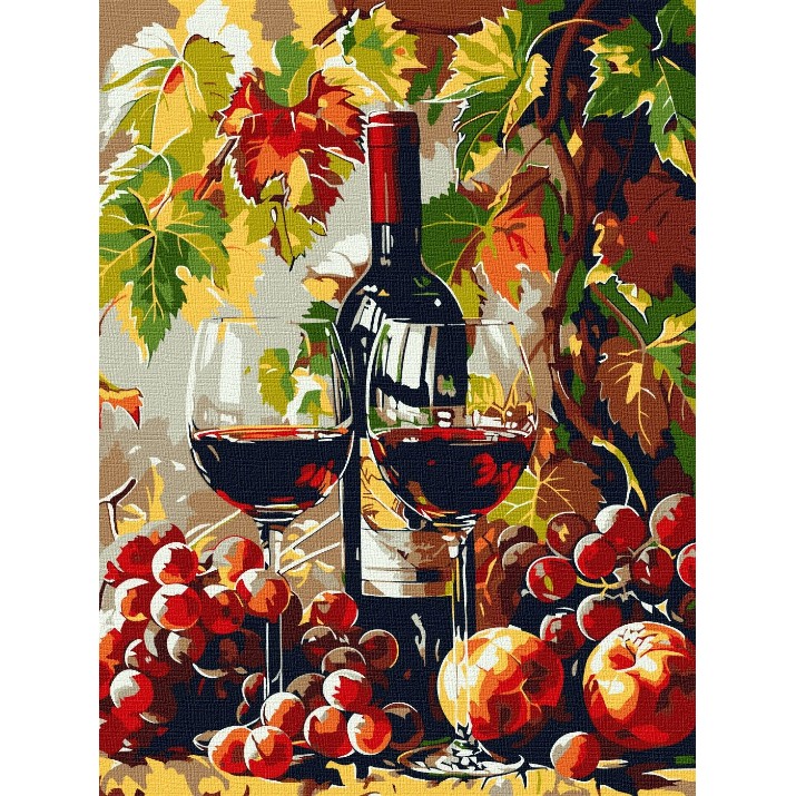 Картина по номерам Ideyka Autumn Vine 30x40cm (KHO5705) 