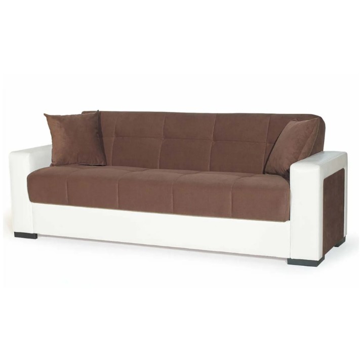Диван Trendy Marmaris 215x80x80cm Brown/White GTR008873