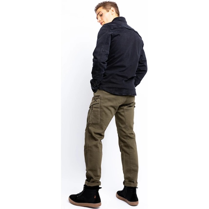Pantaloni de moto John Doe Defender Mono Olive (MJDC5003-33/32)