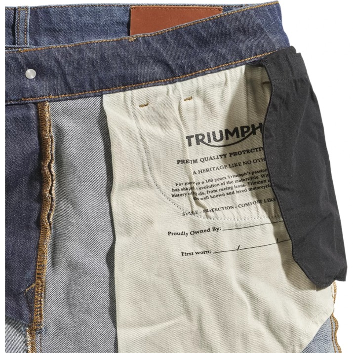 Мотоштаны Triumph Indigo Vintage Wash (MDJA24002-32R)