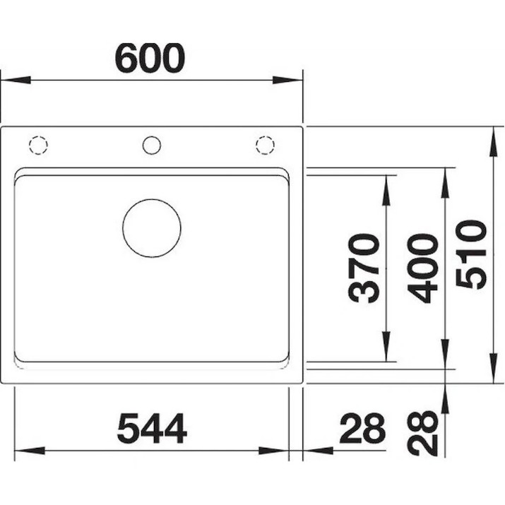 Chiuvetă de bucătărie Blanco Etagon 6 (527750)