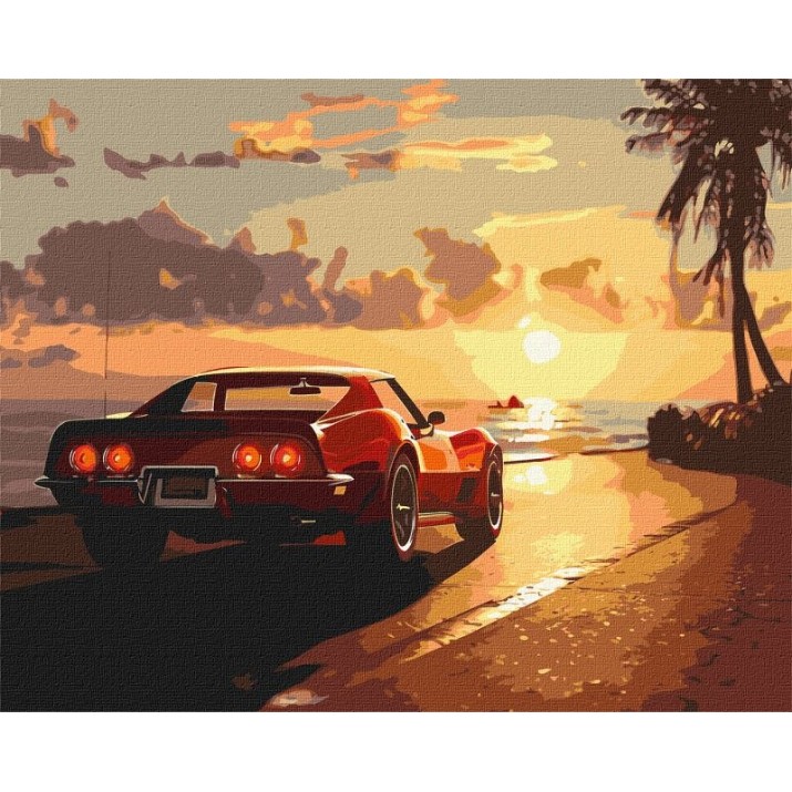 Картина по номерам Ideyka Travelling By The Coast 40x50cm (KHO2794) 