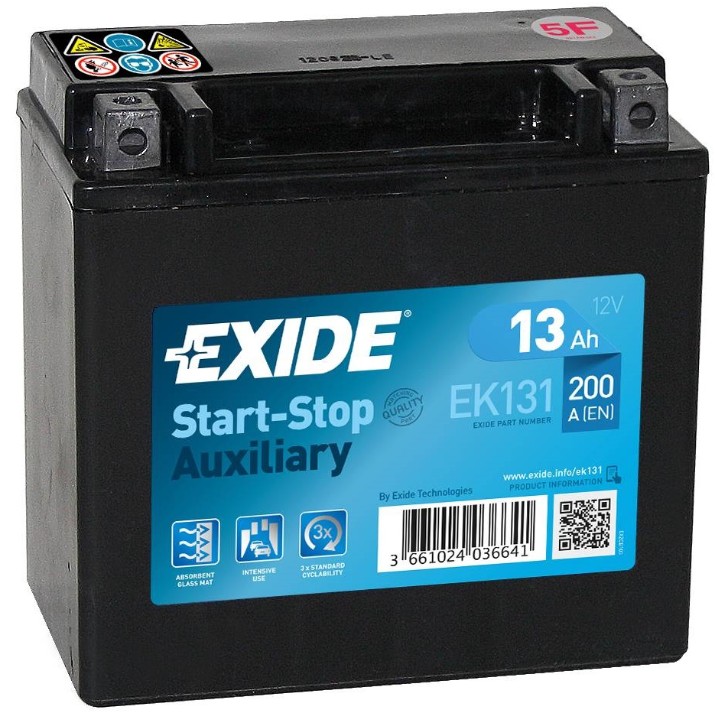 Автомобильный аккумулятор Exide Start-Stop AGM EK131
