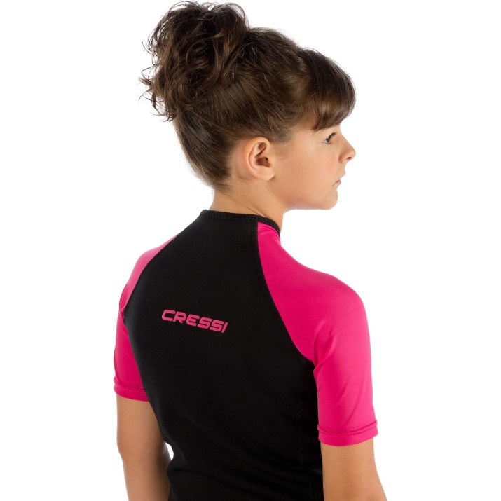 Гидрокостюм Cressi Little Shark Jr Shorty Wetsuit S/L 2mm Black/Pink Y 11/12 (DG003107)