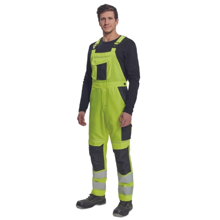 Salopetă de lucru Cerva Max Vivo HV 035300417 Yellow s.52