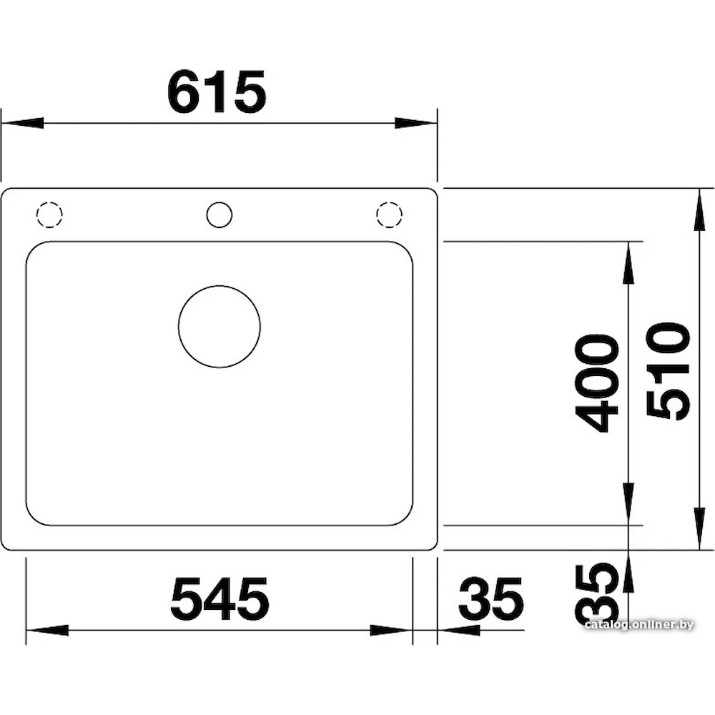 Chiuvetă de bucătărie Blanco Naya 6 (527128)