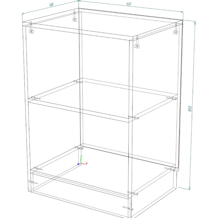 Etajeră Smartex Т7 60cm Kashemir