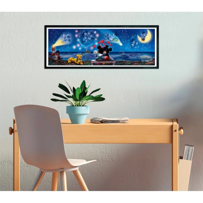 Puzzle Clementoni 1000 Panorama Mickey and Minnie (39503) 