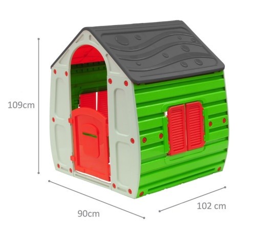 Căsuța de joaca Chipolino Magical House Green (PLHU002502GR)