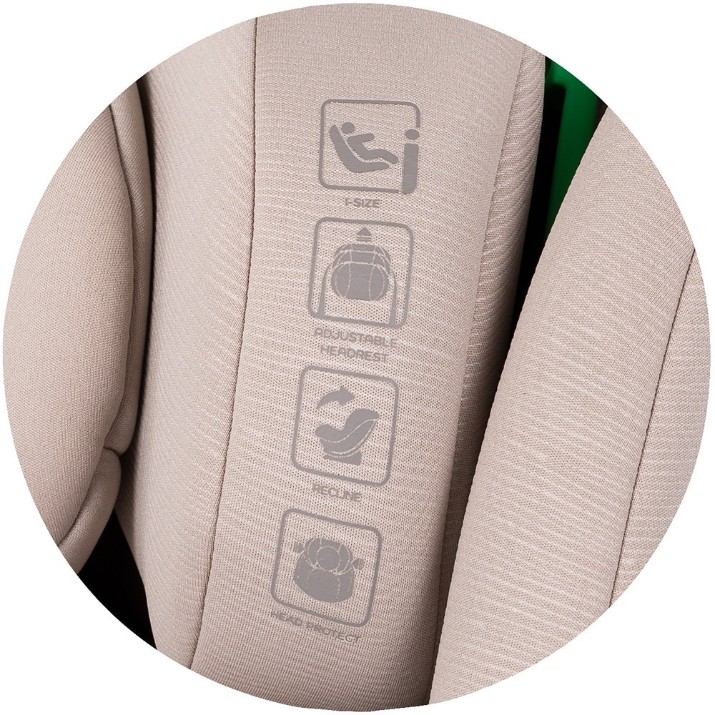 Scaun auto pentru copii Chipolino Mondial I-Size 40-150cm Latte (STKMND02604LA)