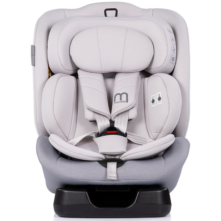 Детское автокресло Chipolino Mondial I-Size 40-150cm Platinum (STKMND02603PL)