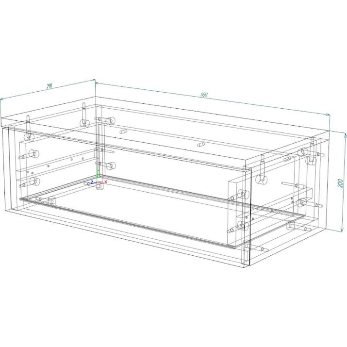 Прикроватная тумба Smartex Т12 60cm Ivory