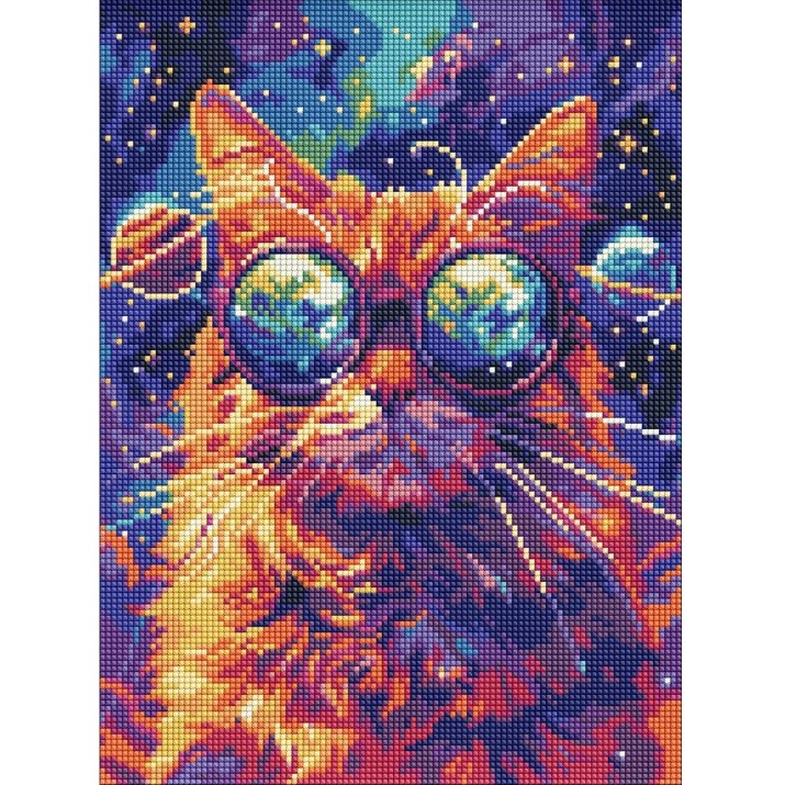 Mozaic cu diamante Ideyka Starry Glasses 30x40cm (AMO8088) 
