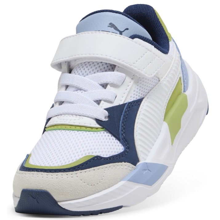 Кроссовки детские Puma Trinity 2 Ac+ Ps Puma White/Persian Blue/Wild Fern, s.28