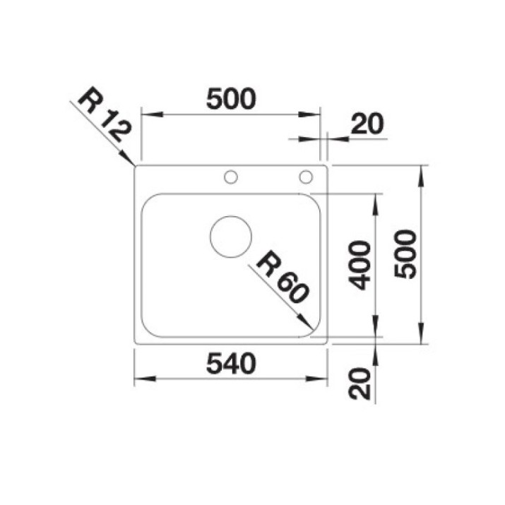 Кухонная мойка Blanco Supra 500-I F (526355)