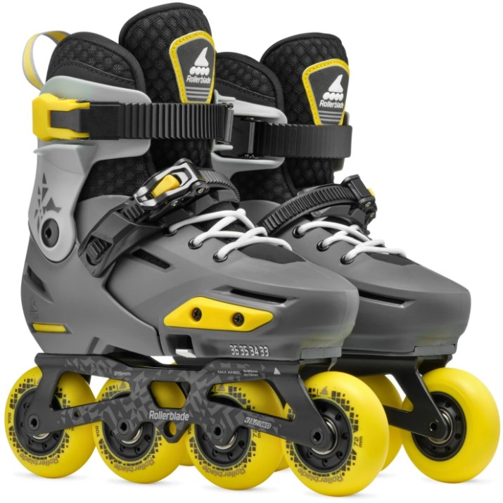 Роликовые коньки RollerBlade Apex s.33-36,5 Grey/Yellow (86B0751510NB01)