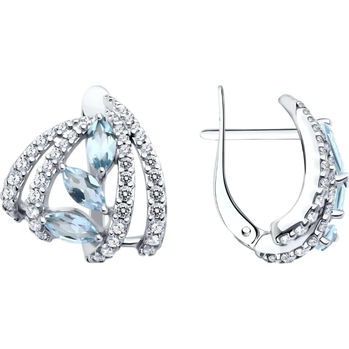 Серьги SOLOVOV JEWELRY 92023053 5,76g