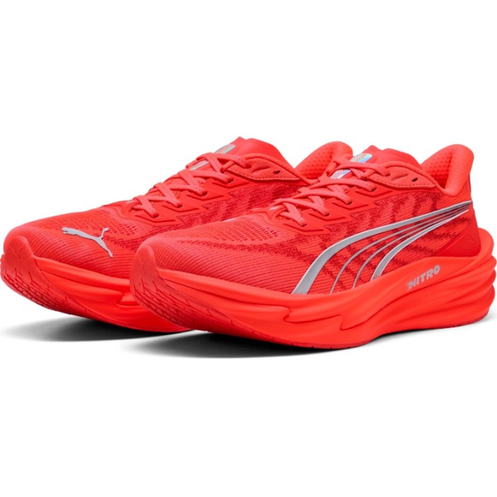 Adidași pentru bărbați Puma Deviate Nitro 4 Ultra Red, s.44.5