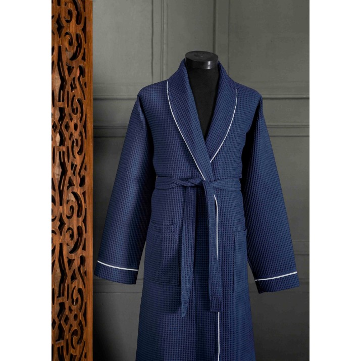 Банный халат Халат L'Essentiel Soho Dark Blue, s.L/XL