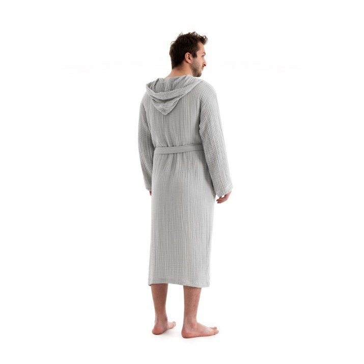 Банный халат Халат L'Essentiel Muslin Grey, s.S/M